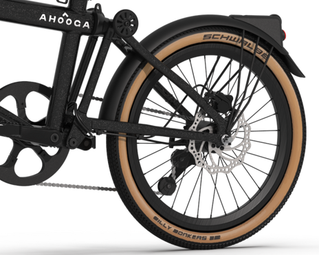 <span style="color: #73C1C3 ;">Built-in mudguards</span>